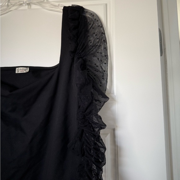 Free People Women’s Black Must be Love Bodysuit - Picture 12 of 16